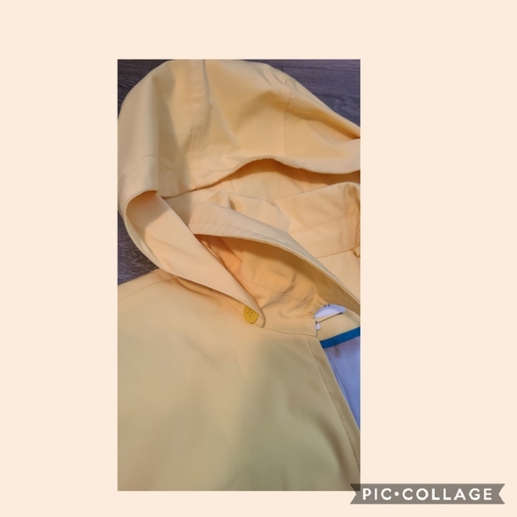 Yellow Calvin Klein Raincoat - Picture 3 of 4